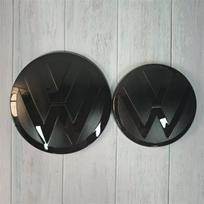 For VW Volkswagen Golf MK6 MK7 MK7.5 MK8  2010-2024 Car Modification Logo Sticker Not Affect ACC Front Rear Emblem Badges Cover GOLF7 balta