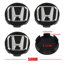 4Pcs 56/58/60/69MM For Honda Civic Jazz Adv 150 INSPIRE XR-V CR-V UR-V Fit Type R Car Wheel Center Hub Caps Covers Accessories mlc3