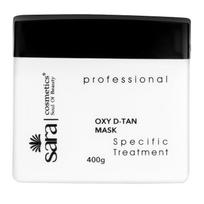 Sara Professional Oxy Pack D-Tan® Cleanser Specific Treatment (400 G) | Detan For Men And Women black