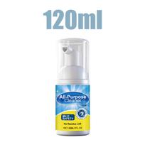 30ml All Purpose Cleaner Travel Size No Rinse Foaming Cleanser Pocket Stain Remover Spray for Clothes Shoes Car Interior 4PCS