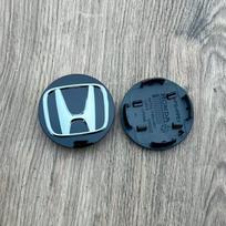 4 vnt. 62 mm ratlankio centrinis dangtelis su logotipu, stebulės dangtelis, NFHTJ ženklelis, emblema, Honda Civic City Accord Odyssey Spirior CRV Hrv Jazz CBR HR-V