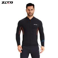 1.5mm Neoprene Wetsuit Top Long Sleeve Snorkeling Diving Surfing Warmth Protection Unisex Adult 4XL