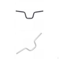 2x 25.4mm Riser Handlebar Lightweight Aluminium Alloy Folding Bars gray