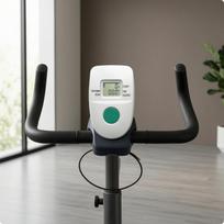 Stepper Display Meter Replacement Exercise Bike Monitor Wired for Cardio Workout Counter - White black