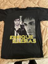 New Popular Enrique Iglesias Black T-Shirt Cotton Full Size Unisex T-Shirt M gray