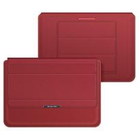 Magnetic Laptop Sleeve With Stand MacBook Air Pro 13 14 15.6 Inch PU Leather Case Portable Notebook Inner Bag 13-14 inch