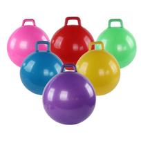 Didelis geltonas vandens ir gimnastikos kamuolys su rankena (55-75 cm) 45 cm (350g) mėlyna