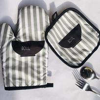 Oven Mitt And Pot Holder Pad Kitchen Heat Resistant Baking Gloves Barbecue Heat Insulation Microwave Oven Gloves