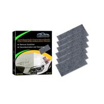 6PCS Car Scratch Wiping Cloth Nano Flash Fabric Car Scratches Water Stain Cleaning Scratch Care Car Maintenance gray