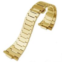 Nerūdijančio plieno laikrodžio apyrankė Tissot PRX Super Player T137410A/407A 27*12mm Išgaubtas jungimas rafinuotas metalas sidabrinė auksinė Laikrodžio apyrankės 12mm beige
