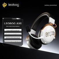 Leo Borg AX5 Multi-Mode Wireless Gaming Headset – Bluetooth, Wired, FPS, PUBG Compatible balta