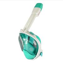 Integrated Full Face Snorkeling Mask with Dry Snorkel Large/Extra Large white