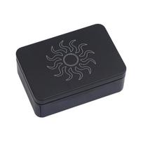 Rectangle Metal Cards Box Playings Tarots Container Jewelry Storage Case Packing Poker Game Empty Poker Card Storage Box