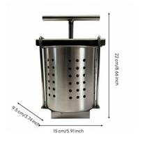 Vegetable Stuffing Squeezer Dumpling Filling Press Manual Juicer for Home Cider Making Kitchen Dehydration Tool Water Drainer black