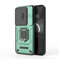 Lens Sliding Window Case For Huawei Pura 70 Pro Case Huawei Pura 70 Pro Cover Armor Shockproof Holder Magnetic Protector Case Pura 70 Pro Plus žalia
