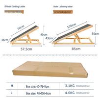 Kietmedžio naminių gyvūnėlių rampos: Sulankstomos, neslystančios laiptinės šunims - Idealiai tinka įlipti ant sofų ir lovų New Zealand Pine, No Density Board