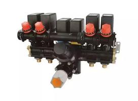 4-section fruit growing solenoid valve block arag
