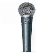 Shure BETA58A Superkardioidinis Dinaminis Vokalo Mikrofonas su Kabeliu Gyviems Pasiruošimams