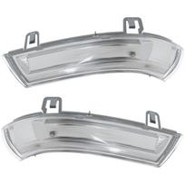 VW Passat B5 FL 00-05 Turn Signal Mirror Left & Right Set Grey pilka