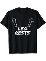 Leg Rests Funny Adult Humor Men's Classic Fit Short Sleeve T-Shirt 4XL black