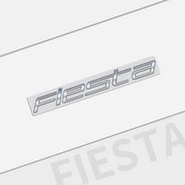 Auto Metal For Ford Fiesta Emblem Car Styling 3D Badge Lettering Decals Trunk Sticker Glossy Black Accessories