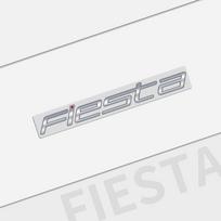 Auto Metal For Ford Fiesta Emblem Car Styling 3D Badge Lettering Decals Trunk Sticker Glossy Black Accessories