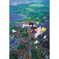 Ensky 300-piece jigsaw puzzle Kikis Delivery Service Above Koriko (26x38cm) black