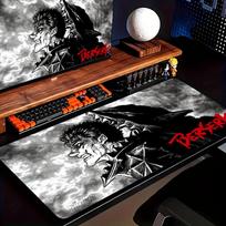 Berserk Guts Anime Mouse Pad Large Computer Office Game Table Mats XXL Rubber Anti-slip Gaming Keyboard Mousepads Long Desk Pads 30cmx60cm