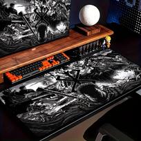 Berserk Guts Anime Mouse Pad Large Computer Office Game Table Mats XXL Rubber Anti-slip Gaming Keyboard Mousepads Long Desk Pads 30cmx60cm