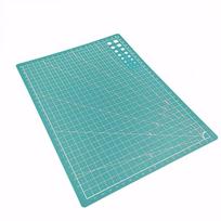 A3/A4/A5 PVC Cutting Mat - Self-Healing Workbench Pad for DIY Sewing, Knife Engraving & Leather Craft Projects blue
