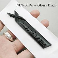 3D ABS XDrive Logo X Drive Emblem Car Rear Trunk Badge SAMJU3 Fender Side Sticker For BMW Xdrive 3 Series 5 Series X1 X3 X5 Accessories