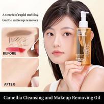 200 ml Camellia drėkinamasis valomasis aliejus Švelnus giluminis veido makiažo valiklis Odos priežiūros produktas brown