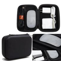 2pcs Digital Storage Travel Bag usb cable Charger Pouch Pack gray