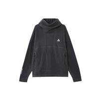 Nike ACG Series Wolf Tree Solid Logo Long Sleeve Hoodie American Vintage Sweatshirt Men hoodies Coal-Black DQ5780060 L black