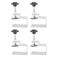 4Pcs Drawer Fixing Clip Long Curved Bow Structure Woodworking Front Panel Installation Clamp Stainless Steel Aid Jig