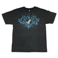 Vintage Blizzard World of Warcraft WoW TShirt Jinx Video Game Promo Large Black Unisex T-Shirt XXXL gray