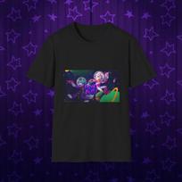 Security Breach Roxanne Wolf Glamrock Chica Fnaf Unisex Softstyle T-Shirt 5XL įvairiaspalvis