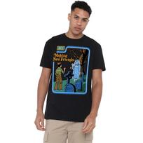 Steven Rhodes Making New Friends Unisex T-Shirt S-5XL, Black 3XL black