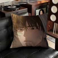 Manga CCodename Anastasia Pillow Case Sofa Living Room Bedroom Headboard Backrest Cushion Square Cushion Nap Time 30cmx30cm(12x12Inch) brown