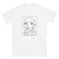 Badly Drawn Authors Irvine Welsh T Shirt Free Worldwide Delivery Vintage Top For Everyday Wear Stretched Comfortable 4XL gray