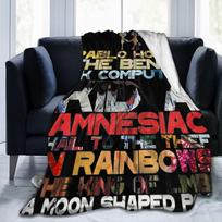 Radiohead vilnos pledai Hip Hop pledai lovai, automobiliui Super šilti pliušiniai ploni pledai 125cm*150cm