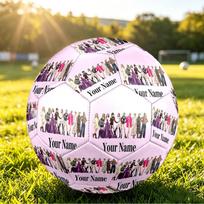 Taylor Swift Size 5 Football, Custom Name Text Personalized Soccer Ball Sport Training Gift Size 5 white