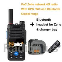 Zello Racija B5 GSM WCDMA LTE 4G Radijas Su SIM Wifi Bluetooth GPS Ilgo Nuotolio PoC Dvikryptė Racija 2/3/4G Kalbėjimas Visame Pasaulyje