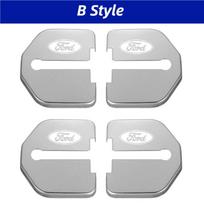 For Ford Focus Edge Kuga Escort Fiesta Taurus Everest SDEJHGJ5 Mondeo Territory Escape Car Door Lock Cover Buckle Protection Accessories gray