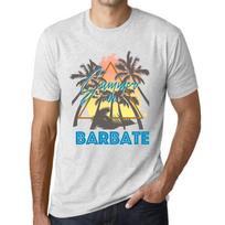 Men’s Vintage Tee Shirt Graphic T Shirt Summer Triangle Barbate Vintage White XXL baltos spalvos nuo blyksnio