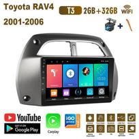 Android Car Radio Carplay Toyota RAV4 2001-2006 Automobilių Multimedijos Vaizdo grotuvas GPS Navigacija WIFI 2+32GB 2+32GB