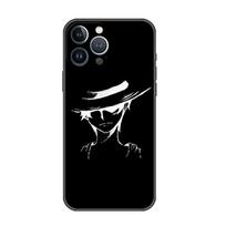 Tinka IPhone16 Mobiliojo Telefono Dėklui Madingas Vyriškas Naujas ONE PIECE Animacinis Personažas Luffy Sauron Mobiliojo Telefono Dėklas 16plus black