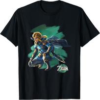 The Legend of Zelda Tears of the Kingdom Dažytas Link marškinėliai XXXXXL įvairiaspalvis