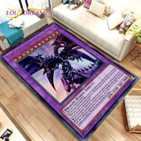 Yu-Gi-Oh MONSTER CARD Anime ploto kilimėlis, didelis, kiliminis kilimėlis svetainės miegamojo sofos durų kilimėliui dekoruoti, vaikų neslystantis 3D grindų kilimėlis 40x60cm(15x23in)