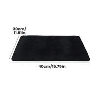 Card Playing Mat Smooth Trick Board Interactive Magic Card Game Pad for Beginner Enthusiasts Tabletop Party Dorm Bar Workplace black